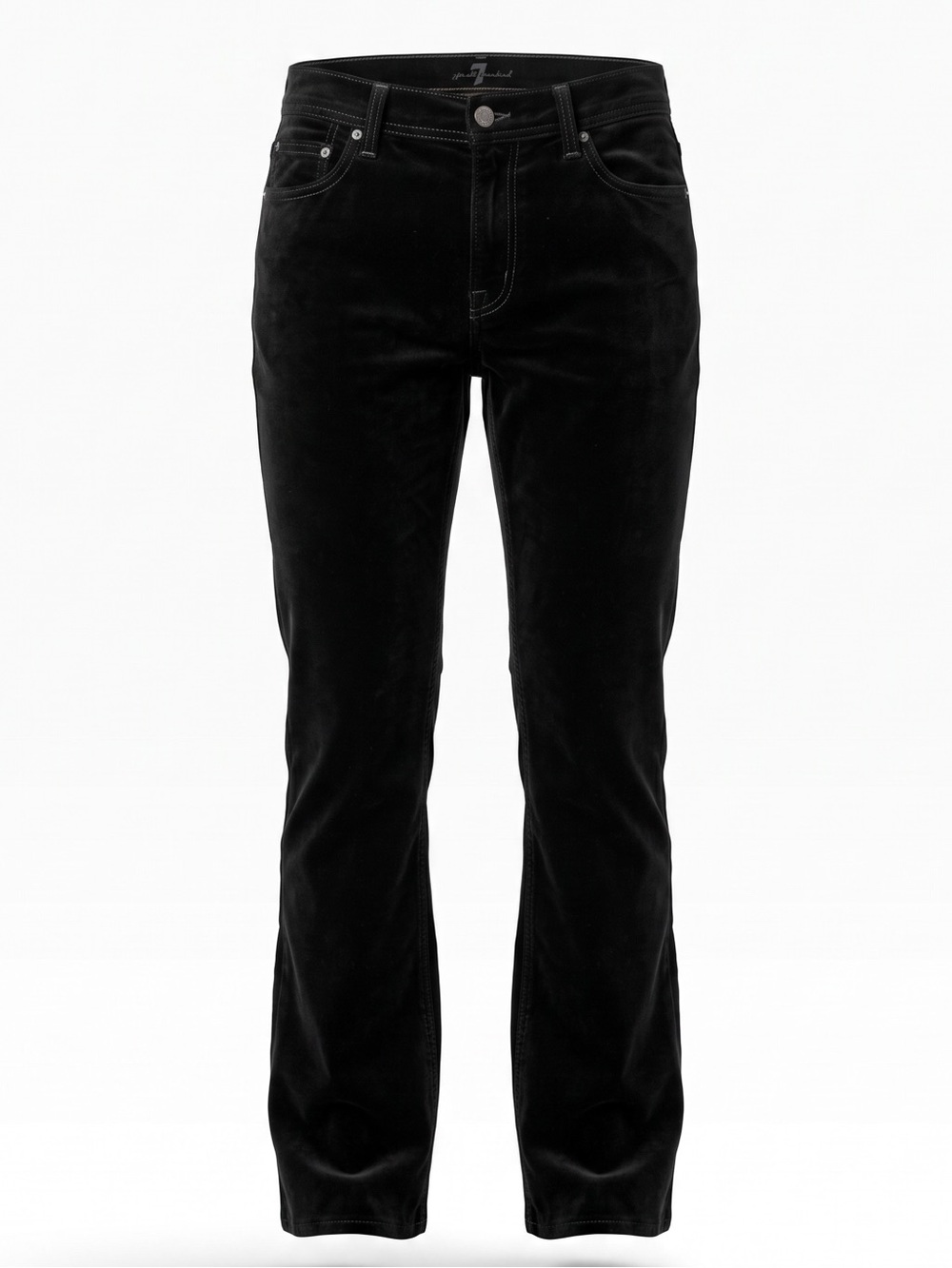 Womens Black Velvet Dress Pants -